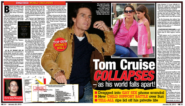 Vikki Quoted in the National Enquirer Story about Tom Cruise and Katie Holmes January 28, 2013